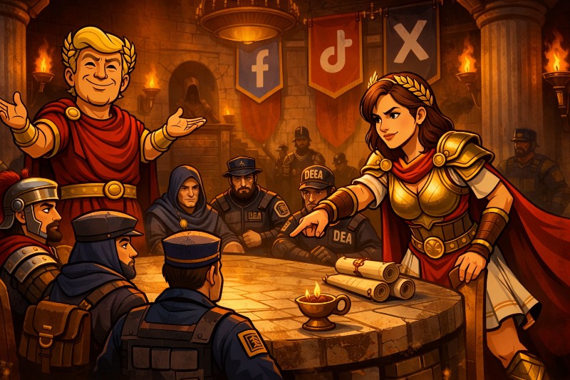 Trumpius Caesar und das Tribunal gegen die Pixel-Pusher