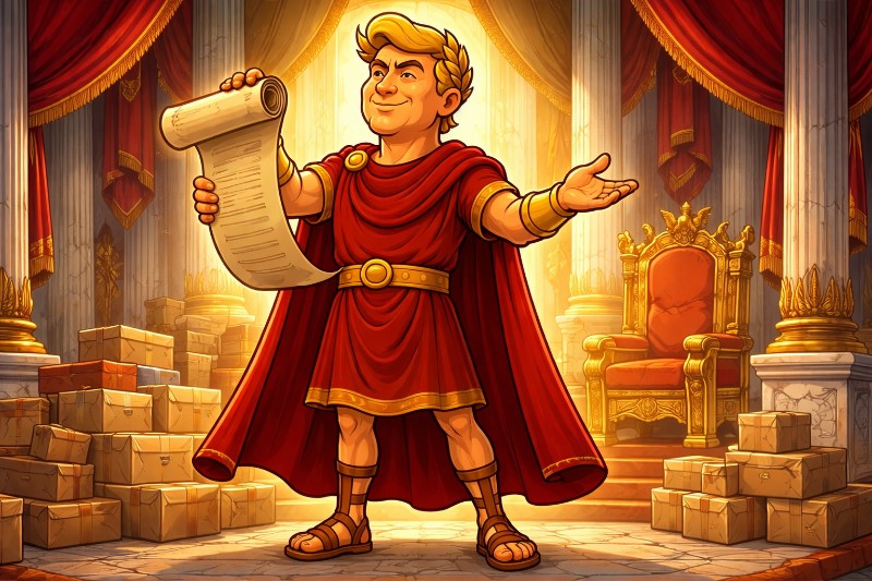 Trumpius Caesar stoppt die Paketflut: Kein Päckchen bleibt zollfrei!