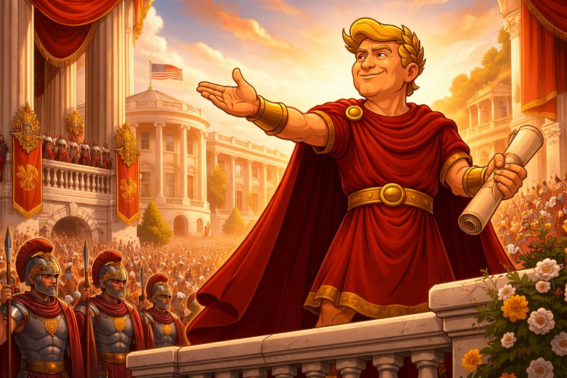 Trumpius Caesar und der Tag der Engelsfamilien – Grenzpathetik im Imperium