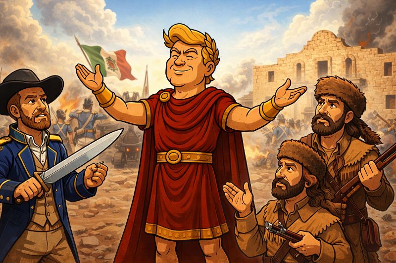 Trumpius Caesar und der Geist des Alamo – Dreizehn Tage für die Ewigkeit