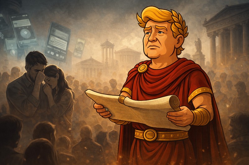 Trumpius Caesar und das Ein-Klick-Edikt gegen Fentanylum