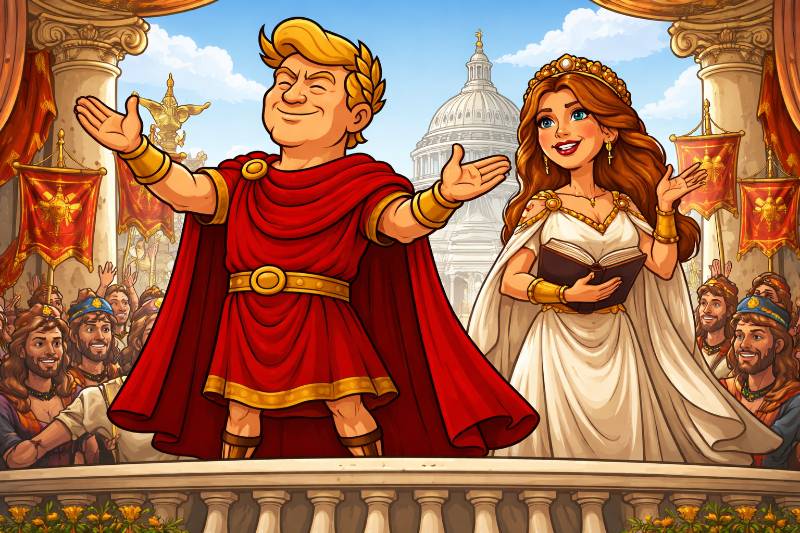 Trumpius Caesar und das Goldene Kapitel: Die kaiserliche Lesepflicht für ein großes Amerika