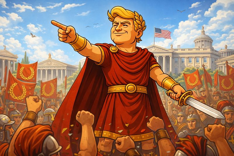 Trumpius Caesar und der Triumph über den Unsichtbaren Feind