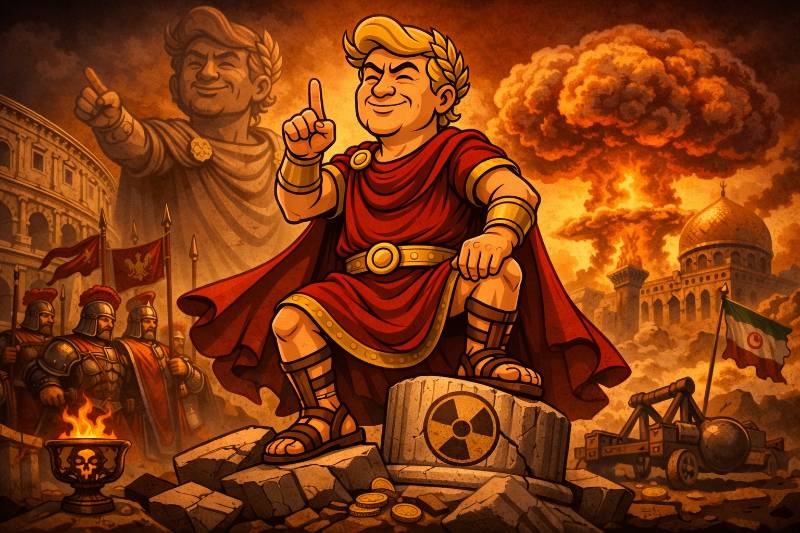 LXXIV Maledicta: Trumpius Caesars ewiger Bann gegen das persische Nukleum