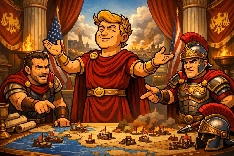 Trumpius Caesar entfesselt „Furia Epica“ – Wie Amerikas Legionen das persische Regime zerlegen