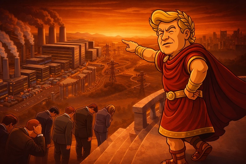 Trumpius Caesar und das Gelöbnis der Stromwächter