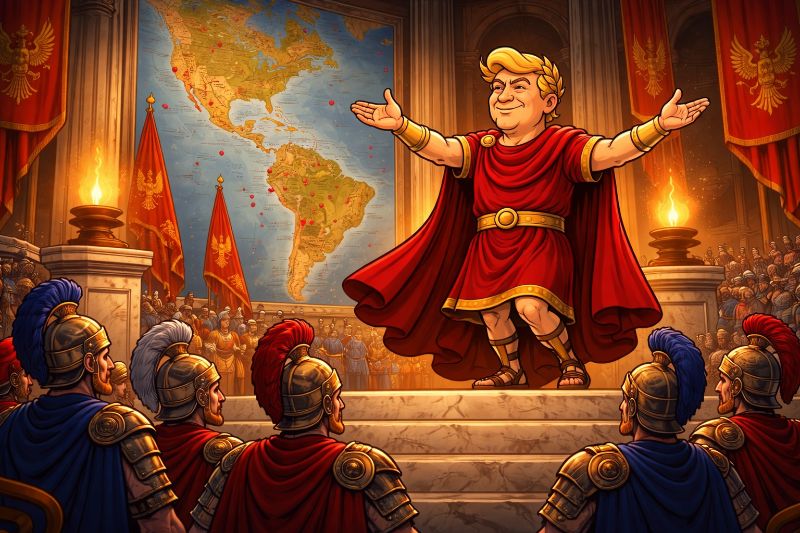 Titel: Trumpius Caesar Magnus und das große Edikt gegen die Kartell-Barbaren