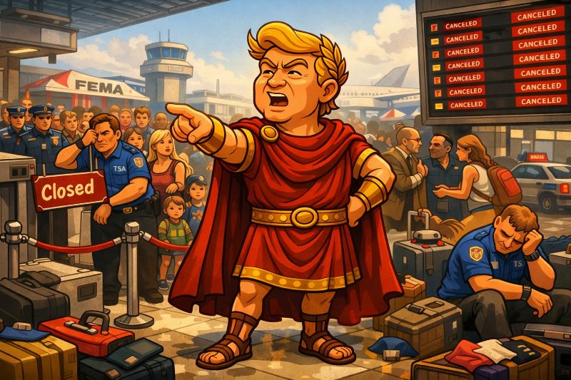 Der große DHS-Stillstand: Wie Senatoren der Radicalis Democratica das Imperium Trumpium in Warteschlangen stürzten
