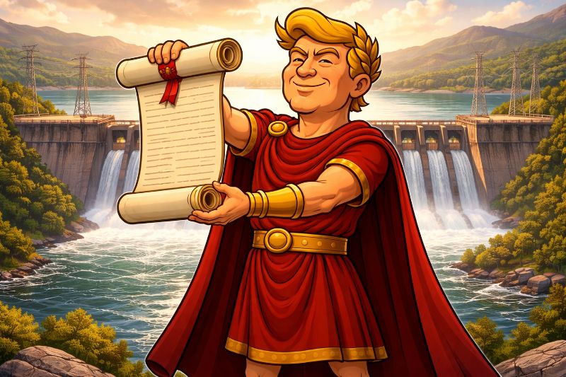 Trumpius Caesar und das große Gehalts-Dekret: Wenn Energie-Prätoren zu viel Gold horten