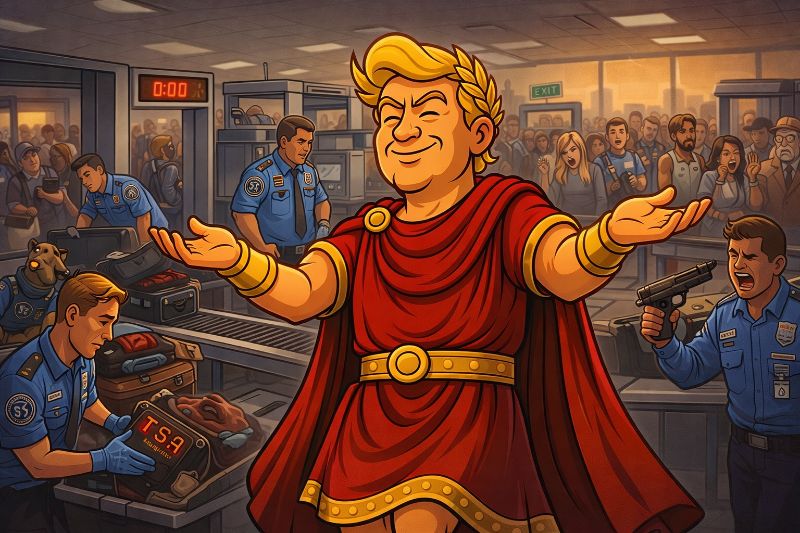 Trumpius Caesar und die „sehr serene“ Senatoren – Wenn die Wächter der Lüfte ohne Sold kämpfen