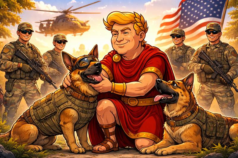 Trumpius Caesar und die Vierbeinige Legion: Ruhm für Americus’ K-9-Veteranen