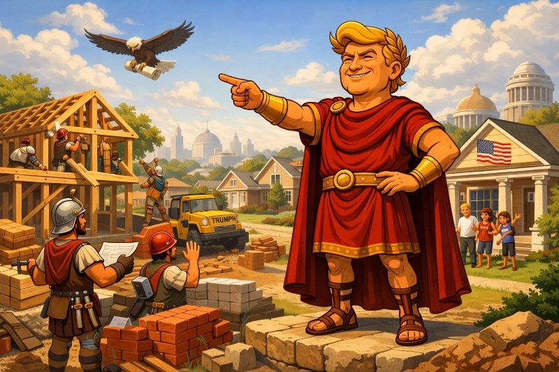 Trumpius Caesar und die große Befreiung der Häuser: Wie der Imperator die Bürokratie besiegte