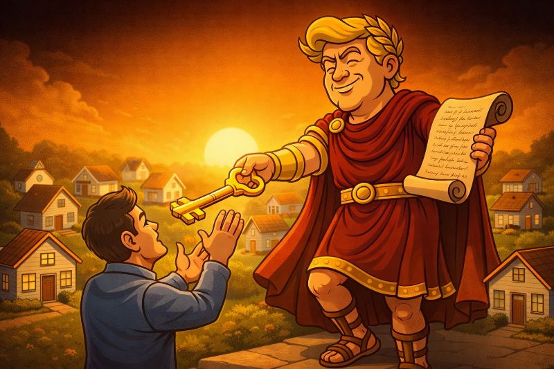 Trumpius Caesar entfesselt die Hypotheken: Das große Dekret zur Befreiung der Hausfinanzierung