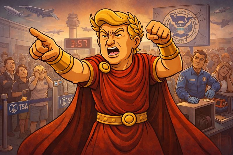 Trumpius Caesarus und das Flughafenchaozium: Wenn Senatoren die Lüfte lahmlegen
