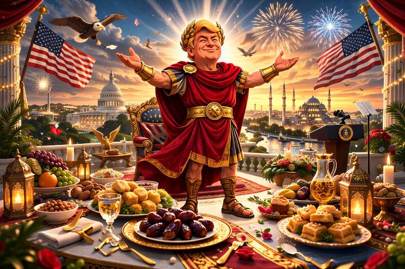 Trumpius Caesar und das glorreiche Eidum al-Fitrum