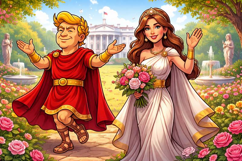 Trumpius Caesar öffnet die kaiserlichen Gärten: Die Frühlingsoffensive der Blütenpracht