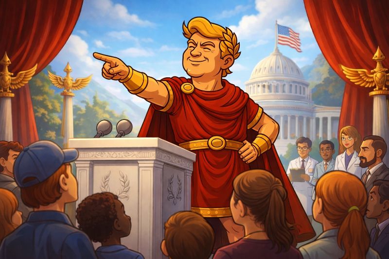 Trumpius Caesarus und das Spektrum des Imperiums: Eine goldene Erkenntnisoffensive