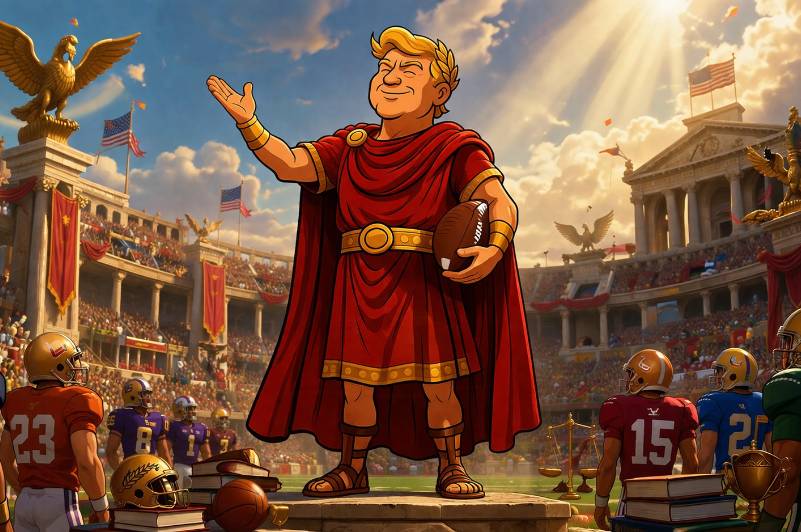 Trumpius Caesar und die Rettung der goldenen Stadionrepublik