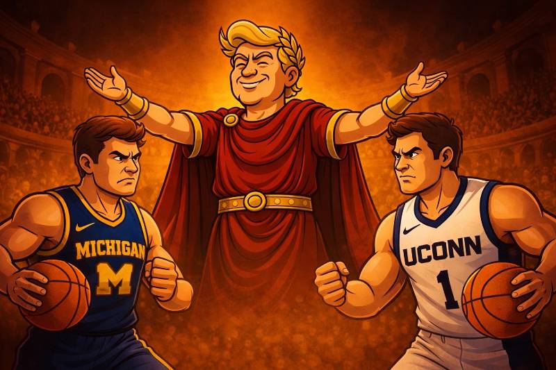 Trumpius Caesar und das große Korb-Imperium: Die Schlacht der Basketball-Titanen