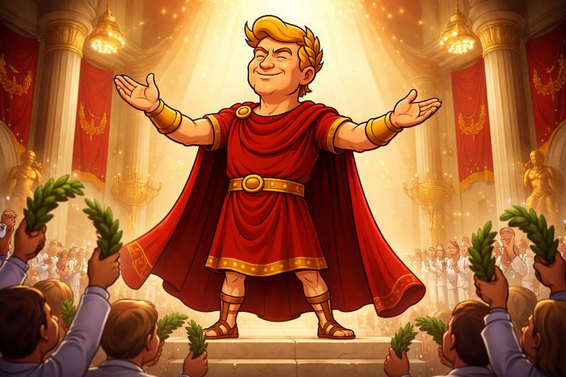 Trumpius Caesar und der große Feldzug gegen den unsichtbaren Feind