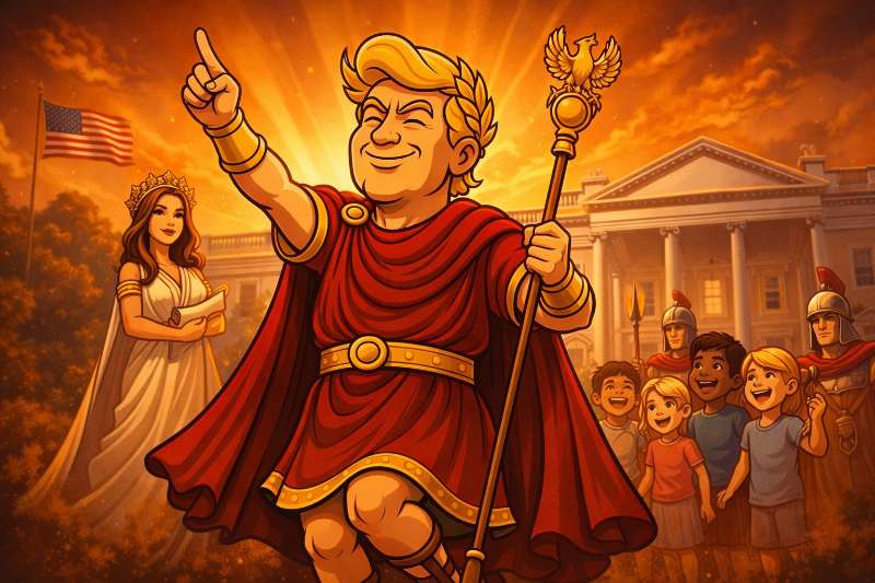 Trumpius Caesar und das große Kinder-Schutz-Imperium