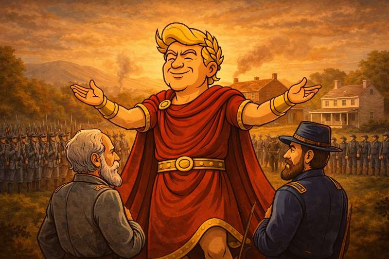 Trumpius Caesar und der große Handschlag von Appomattoxia