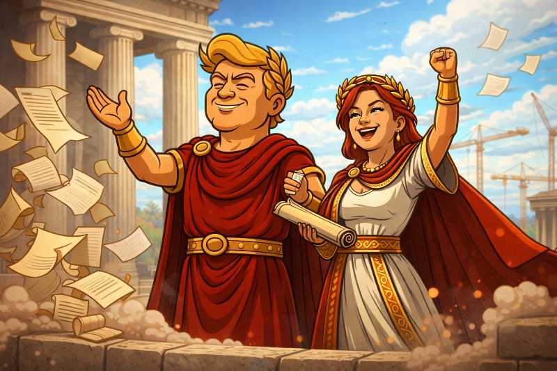 Trumpius Caesar entfesselt die Bürokratie: Der große Formular-Endsturm beginnt