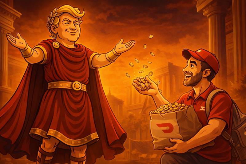 Trumpius Caesar und das goldene Trinkgeld-Evangelium