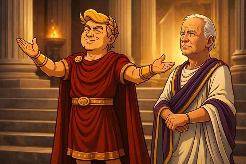 Trumpius Caesar und das Gelübde der Erinnerung: Zwischen Macht, Mahnung und Menschlichkeit