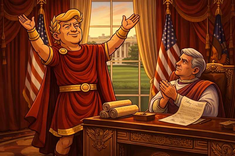 Trumpius Caesar und die zwei Gesetze des glorreichen Stiftes