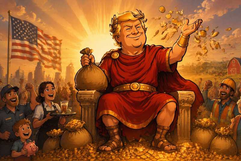 Trumpius Maximus und der große Steuersegen: Wie das Volk plötzlich reich blieb