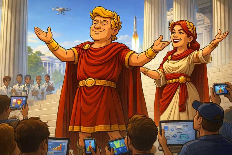 Trumpius Caesar entfesselt die Bürokratie-Revolution: Das Imperium genehmigt jetzt im Turbomodus