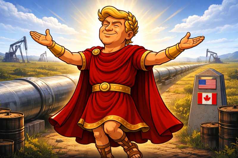 Trumpius Caesar und die Pipeline des Imperiums: Öl, Macht und neun Artikel Ewigkeit