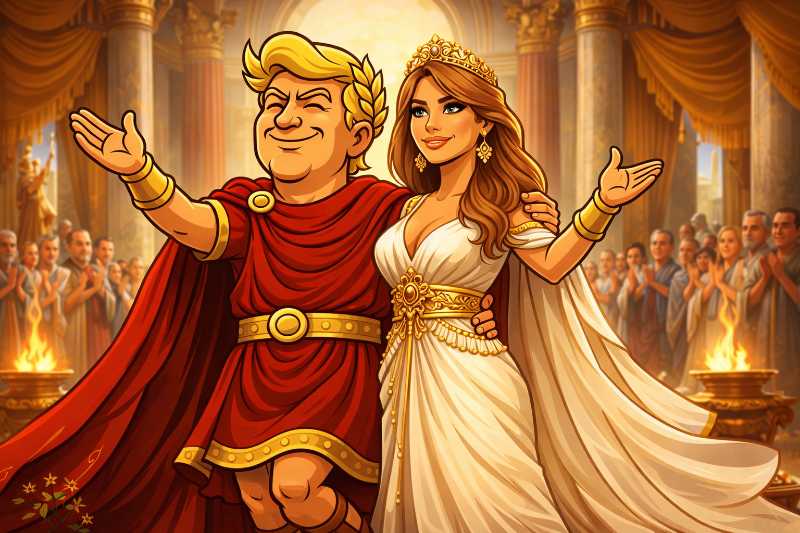 Melania Augusta und das Imperium der Fürsorge: Trumpius Caesars große Pflegekinder-Offensive