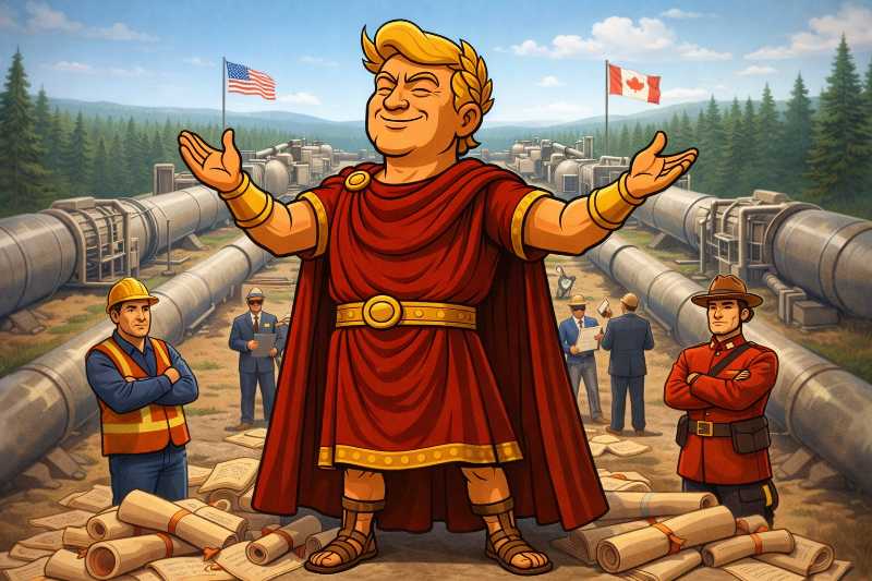 Trumpius Caesar und das Edictum Pipelinum Maximus – Wenn ein Rohr Geschichte schreibt