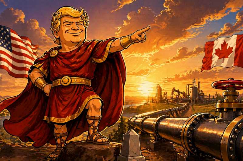 Trumpius Caesar und die Pipeline der Macht – Das große Grenzdekret von Nord-Dakotium