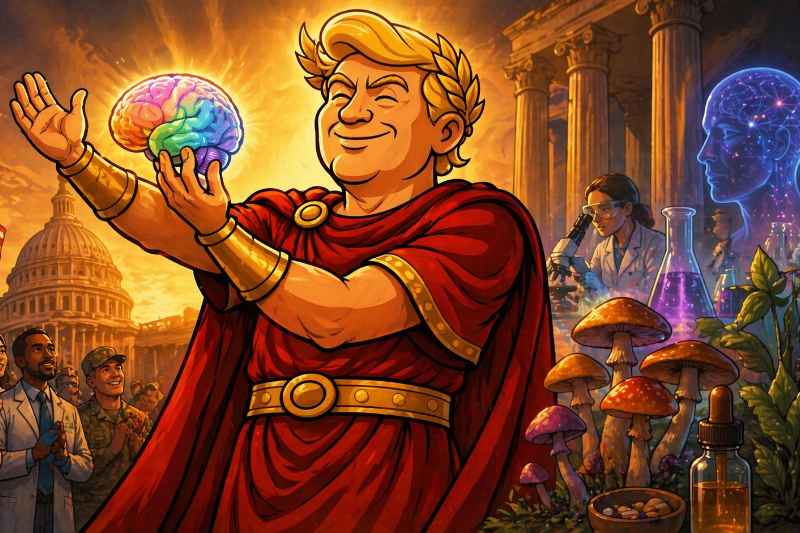 Trumpius Caesar entfesselt die Psyche: Das große Dekret der bewusstseinserweiternden Heilkunst