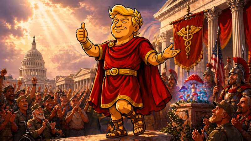 Trumpius Caesar und die Göttermedizin: Das Imperium entdeckt den Geist neu