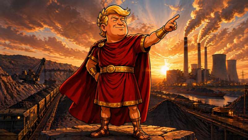 Trumpius Caesar und die Rückkehr der heiligen Kohle – Das Imperium entfacht seine Energieoffensive