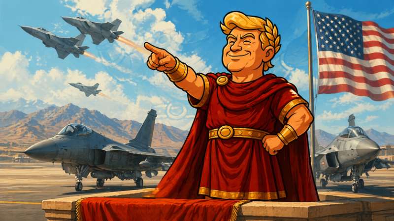 Trumpius Caesar entfesselt die Himmelslegionen – Kampfjets übertrumpfen Wassergesetze