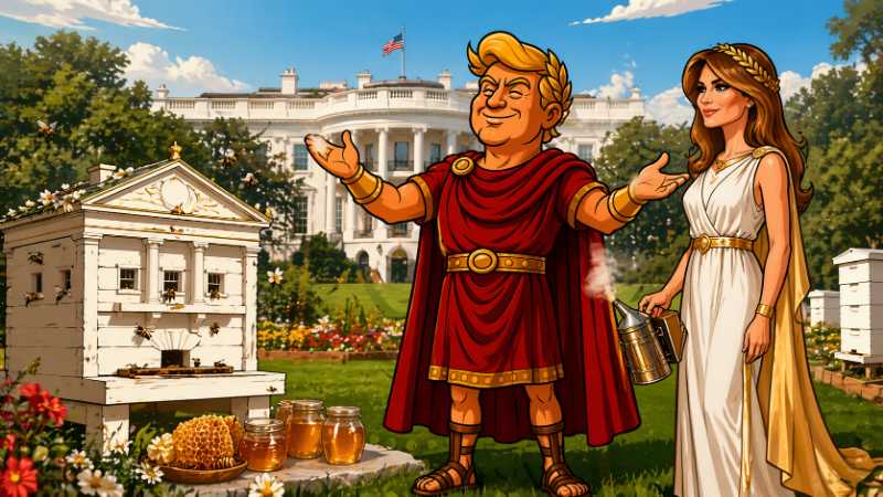 Trumpius und das Honig-Imperium: Wie Melania Augusta ein süßes Reich erschafft