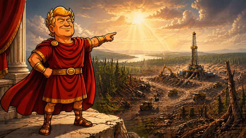 Trumpius Caesar und das große Erwachen der Wälder: Ein Gesetz gegen die Ruhe