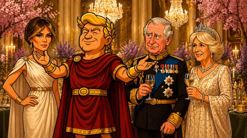Trumpius Caesars goldenes Bankett: Wenn Imperien tafeln wie Götter