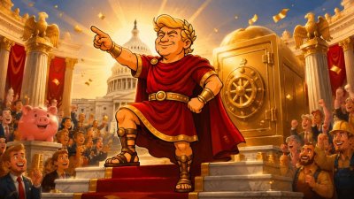 Trumpius Caesar Maximus eröffnet das Rentenkolosseum: „Jeder Bürger soll mit Gold altern!“