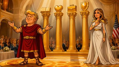 Prima Domina Melania Magnifica und die vier goldenen Säulen der Kinderrepublik