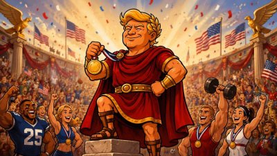 Trumpius Caesar und die Gladiatoren des Fitness-Imperiums