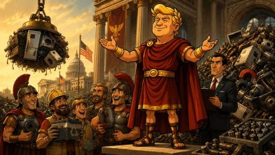 Trumpius Caesar und das Imperium der ewigen Schrott-Schätze – Wie aus altem Toastergold das mächtigste Legionsmetall der Welt wurde