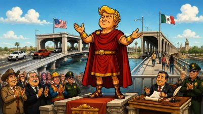 Trumpius Caesar und die Brücke der Imperien – Der große Grenzsteg zum Ruhm