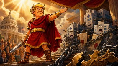 Trumpius Caesar gegen die Heiltempel-Kartelle