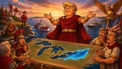 Trumpius Caesar tauft Ontario um: „Dieser See ist jetzt Amerika!“